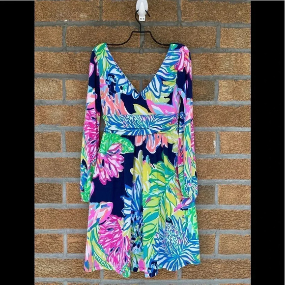 Lilly Pulitzer Fleur Dress XS - Picture 5 of 7